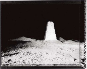 Sand Bag Marker, a memorial to ruined archaeology 2008 - ‘C’ type print pinhole photography
